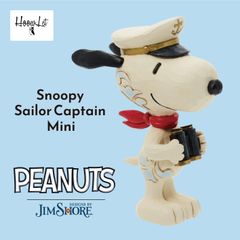 スヌーピー セーラーキャプテン ミニ ジムショア フィギュア アンティーク 置物 おしゃれ インテリア ピーナッツ JIM SHORE Snoopy Sailor Captain Mini 正規輸入品 プレゼント ギフト 飾り