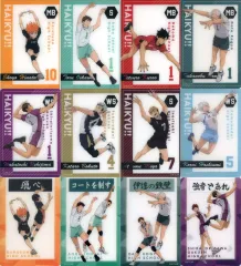 【中古】キャラカード 全12種セット 「ハイキュー!! アニメ 10th Anniversary POP UP SHOP in マルイ トレーディングクリアカード Ver.A」