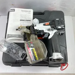MAX マックス HV-R3202 高圧釘打ち機 ケース/保護メガネ付き 中古品