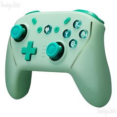 [DJ24000085] NBCP Switch プロコントローラー 日本唯一の NFC コントローラー 連射コントローラー 背面ボタン搭載 無線 TUBBO 連射機能 6軸ジャイロ/マクロ機能切替/PC/iOS/Android  (ライトグリーン)