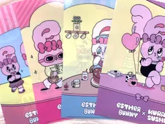 エスターバニー　くら寿司　クリアファイル4種コンプセット