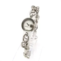 ⭐【美品希少レアモデル】グッチ107ブレスレット腕時計(新品電池稼働品) GUCCI グッチ 107 Gチャームブレス 腕時計 ステンレススチール