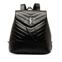 サンローラン モノグラム ルル ミディアム リュック バックパック 487219 ブラック レザー レディース SAINT LAURENT【1-0142711】のサムネイル