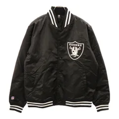 レイダース スタジャン メンズ ブラック ボンバージャケット