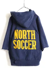 【お得なクーポン配布中!】 80s チャンピオン リバースウィーブ 両面 プリント カットオフ パーカー M