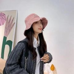 ★新品★ レディース 厚手 フィッシャーマンズハット 秋冬 暖かい コーデュロイ 帽子　バケハ