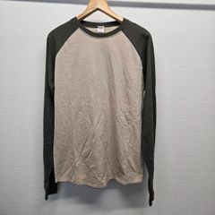 CANVAS ロンティ カットソー ラグラン ベージュ XL ヴィンテージ メンズ 古着 M-C-449