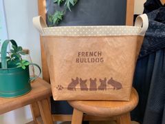 ハンドメイド　米袋収納ケース　フレンチブルドッグ