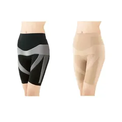 理学療法士が考えた 股関節スパッツ ブラック ベージュ 1枚 サンスマイル 補正下着 骨盤補正 骨盤矯正 姿勢矯正 ガードル