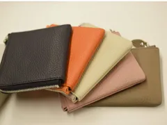 本革【シボ加工】L字ファスナー 財布