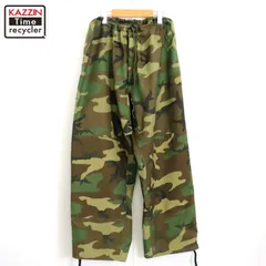 希少90's USA製 プレデターカモ カーゴパンツ 迷彩 ワイドパンツ