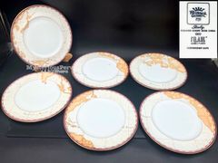 MZ631) Richard Ginori ALVIERO MARTINI 26cm ディナープレート 6枚 現状品