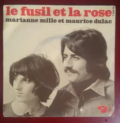 仏7” Marianne Mille et Maurice Dula Le Fusil Et La Rose 61443L Barclay /00080
