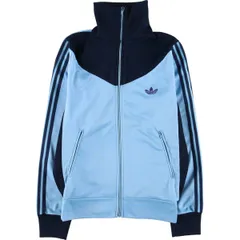 古着 70~80年代 アディダス adidas VENTEX社製 ジャージ トラックジャケット フランス製 レディースS相当 ヴィンテージ/evb009880