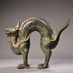 麒麟像　北村真一　金工作家　伝統工芸　クラフト 麒麟像 北村真一 金工作家 伝統工芸 クラフト - メルカリ