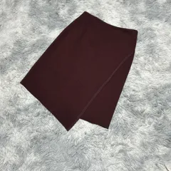 【良品】ADOLFO DOMINGUEZ  アドルフォドミンゲス  ひざ丈スカート【38】大人カワイイ  モード  レディース  紫系  パープル  【送料無料】