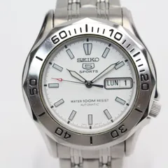 672)【稼動品】SEIKO セイコー 5スポーツ ダイバー 裏スケ 7S26-01G0 メンズ 自動巻き 腕時計