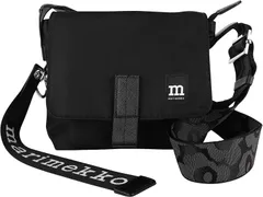 【送料無料】 marimekko（マリメッコ） 92538 Mini Messenger Solid ミニメッセンジャー　ショルダーバッグ 009 Black ブラック