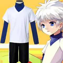 ハンター×ハンター キルア＝ゾルディック cos服 Hunter×Hunter コスチューム イベント コスプレ衣装 お盆 舞台服 ハロウィン クリスマス 仮装 プレゼント 祭り、変装、コスプレ祭