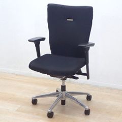 okamura オカムラ feego フィーゴ 肘付オフィスチェア CJ95ZR FAR1 ブラック 事務椅子 ワーク ミドルバック EG18458-1 中古オフィス家具