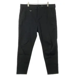 uniform experiment ユニフォームエクスペリメント 21AW STRETCH COTTON TWILL CARROT FIT CROPPED PANTS クロップド パンツ UE-212020 ブラック 4のサムネイル