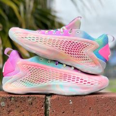ADIDAS A.E. 1 LOW 'PE TO RETAIL' アディダス アンソニー エドワーズ 1 ロー カット  cloud white/acid orange/bliss pink JR3915