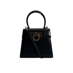 サルヴァトーレフェラガモ BX-212193 ショルダーバッグ 2WAYバッグ ガンチーニ ハンドバッグ Salvatore Ferragamo ブラック