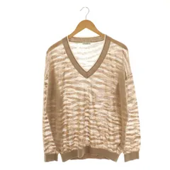 ブルネロクチネリ BRUNELLO CUCINELLI リネンVネックプルオーバー ニット カットソー S ベージュ オフホワイト /DO ■OSのサムネイル