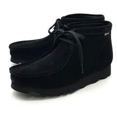 【倉吉店】Clarks | クラークス ローファー WallabeeBT GTX ワラビー モカシンシューズ 21621 ブラック 25cm 【127】