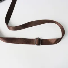 タケオ キクチ TAKEO KIKUCHI TK レザー スクエア ショルダーバッグ /ダークブラウン サコッシュ 斜め掛け 【2400014115055】