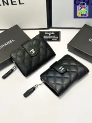 【今日特価】Chanel シャネル 新作ショート財布 頭層小羊皮使用、仕上がり精巧で内部収納充実、高実用性を備える