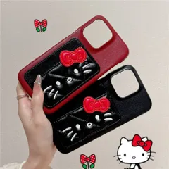 hellokitty iPhone16proケース カード収納 iphoneケース puケース ハローキティ スマホケース iphone15proケース iphone14ケース iPhone13ケース xzjhrhr#