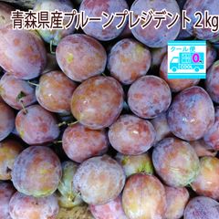 青森県産 生 プルーン　プレジデント　大粒　1kｇ　クール送料無料！