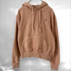 エイチアンドエム パーカー スウェット プルオーバー ワンポイント 裏起毛 ゆるだぼ