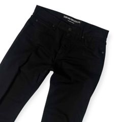 EMPORIO ARMANI JEANS エンポリオアルマーニ チノパンツ チノパン 33/ブラック メンズ