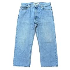 LEVI'S 505 メキシコ製 ハイウエスト テーパードデニム ライトブルー サイズW36 メンズ2XL リーバイス