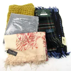 クランオブスコットランド他 マフラー スヌード 未使用 5点セット まとめて 大量 レディース CLAns OF soctland etc
