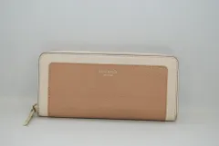 【USED/B】katespadeケイトスペード■長財布■バイカラー■ベージュ系