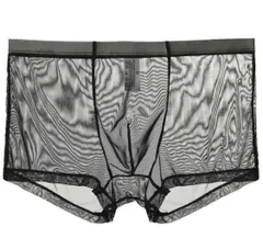 男性下着　アンダーウェア　ボクサーパンツ　ブリーフ ボクサーショーツ　薄い　透明　セクシー　伸縮性強い