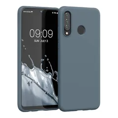 kwmobile スマホケース Huawei P30 Lite対応 ケース - 耐衝撃 滑り止め ソフト TPU シリコン - ダーク スレート 0