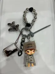 POP MART 素体カスタム ニュースペーパー少年 キーリング／バッグチャーム（新品）