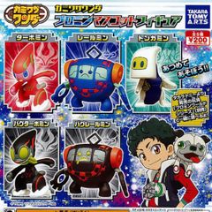 カミワザワンダプロミンマスコットフィギュア人形ガチャガチャ置物プロカカードキャラクター
