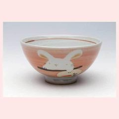 長田恵 うさぎお茶碗 - メルカリ