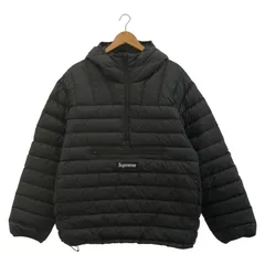 【中古】SUPREME 20AW MICRO DOWN HALF ZIP HOODED PULLOVER XL BLACK シュプリーム マイクロダウン[66]