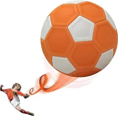 【在庫処分】Yavoluy カーブ サッカーボール 4号サイズ カーブ 魔球 バナナシュート 変化球 弧を描く シュート 遊び 練習 空気入れ付 初心者 子供 大人 誕生日 クリスマス プレゼント