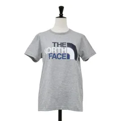 THE NORTH FACE ノースフェイス Tシャツ ミックスグレー サイズ:M / ショートスリーブ カラフルロゴ Tシャツ NTW32134 / S/S Colorful Logo Tee / 半袖 グラデーション グラフィック【レディース】【中古】
