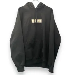 SUPREME × BURBERRY 22SS BOX LOGO HOODED パーカー Lサイズ ブラックのサムネイル