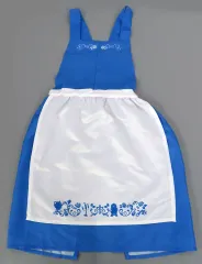 【中古】衣料雑貨 ベル(美女と野獣) Disney Collection ドレス風エプロン ブルー×ホワイト M-Lサイズ 「ディズニー×ちはる×しまむら」