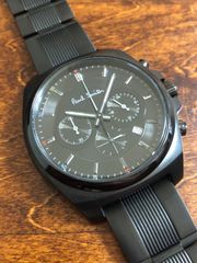 ポールスミス ファイナルアイズ 2016本 限定品 オールブラック クロノグラフ　メンズ腕時計　電池交換済み 黒文字盤　シチズン