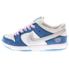 NIKE SB (ナイキエスビー) ×Born x Raised Dunk Low Pro QS One Block At a Time ボーンアンドレイズド ダンクロー ローカットスニーカー FN7819-400 ネイビー/ホワイト
